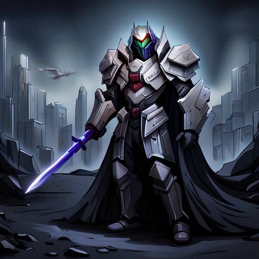 Megatron Reimagined: Medieval Armor and Cyberpunk Aesthetics