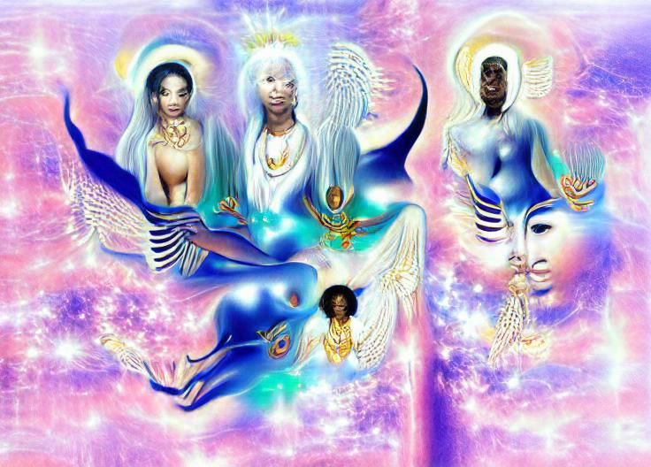 AI Interpretation of Divine Beings