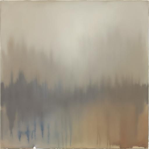 Abstract Gradient Painting in Impressionist Style