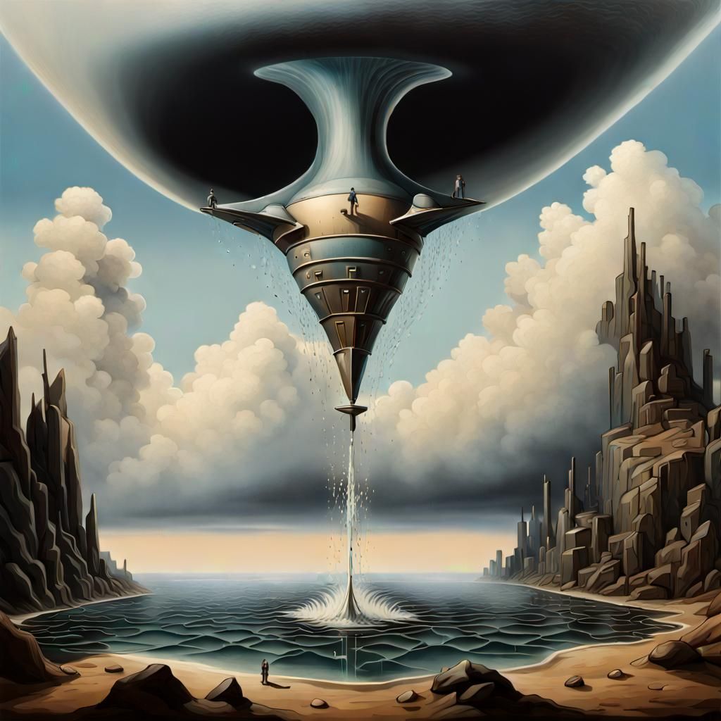 Surreal Dreamscape: Hyperrealistic Concept Art