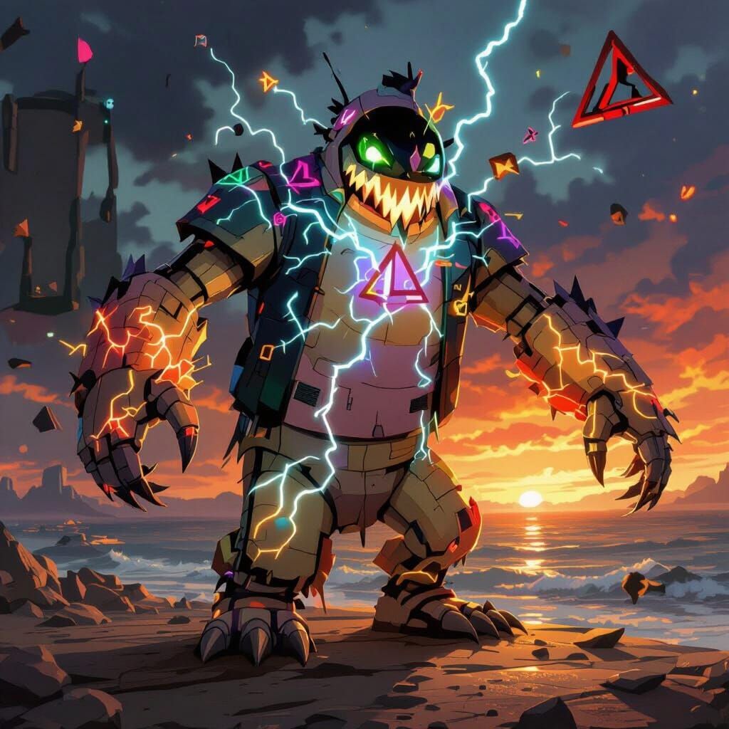 PlayStation Monster Unleashes Electric Power