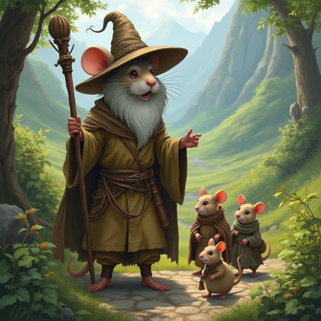 Epic Quest in Whimsical Middle Earth