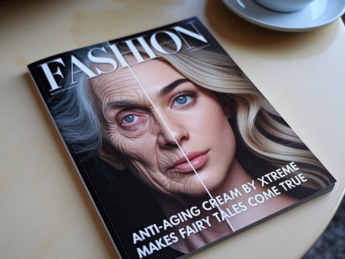 Fashion Magazine Cover with a Magical Makeover
