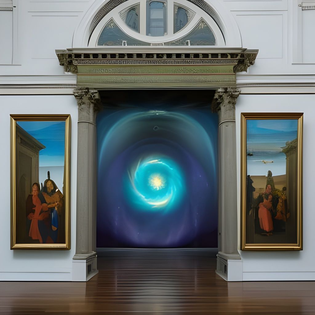 Hyperdimensional Portal Disrupts Renaissance Art Museum