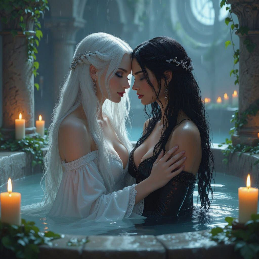 Medieval Fantasy Romance in Realistic Cinematic Photography
