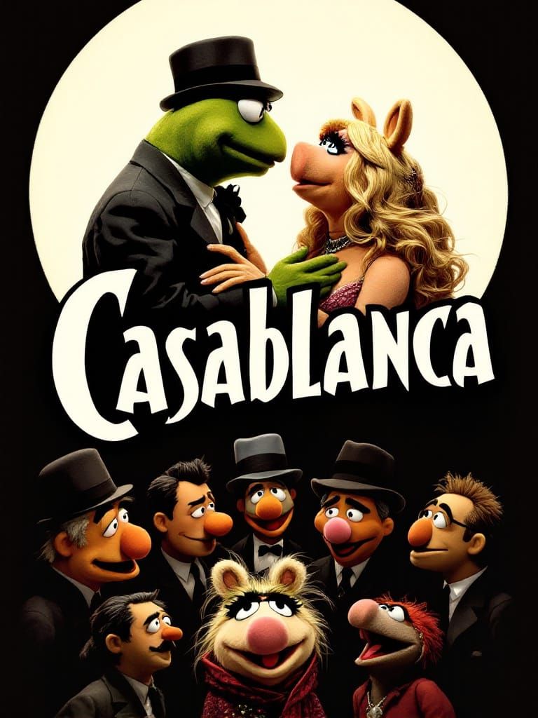 Casablanca, with Muppets