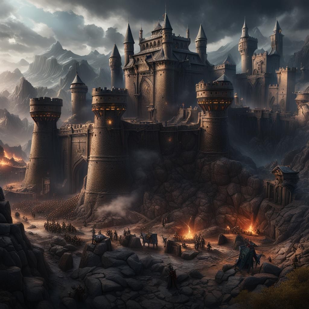 The Siege Of The Black Citadel: Fantasy Concept Art