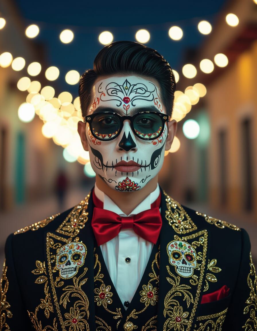 Day of the Dead Charro: Cinematic Portrait