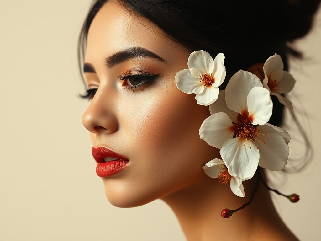 Bold Blossom in Ultraminimalistic Style