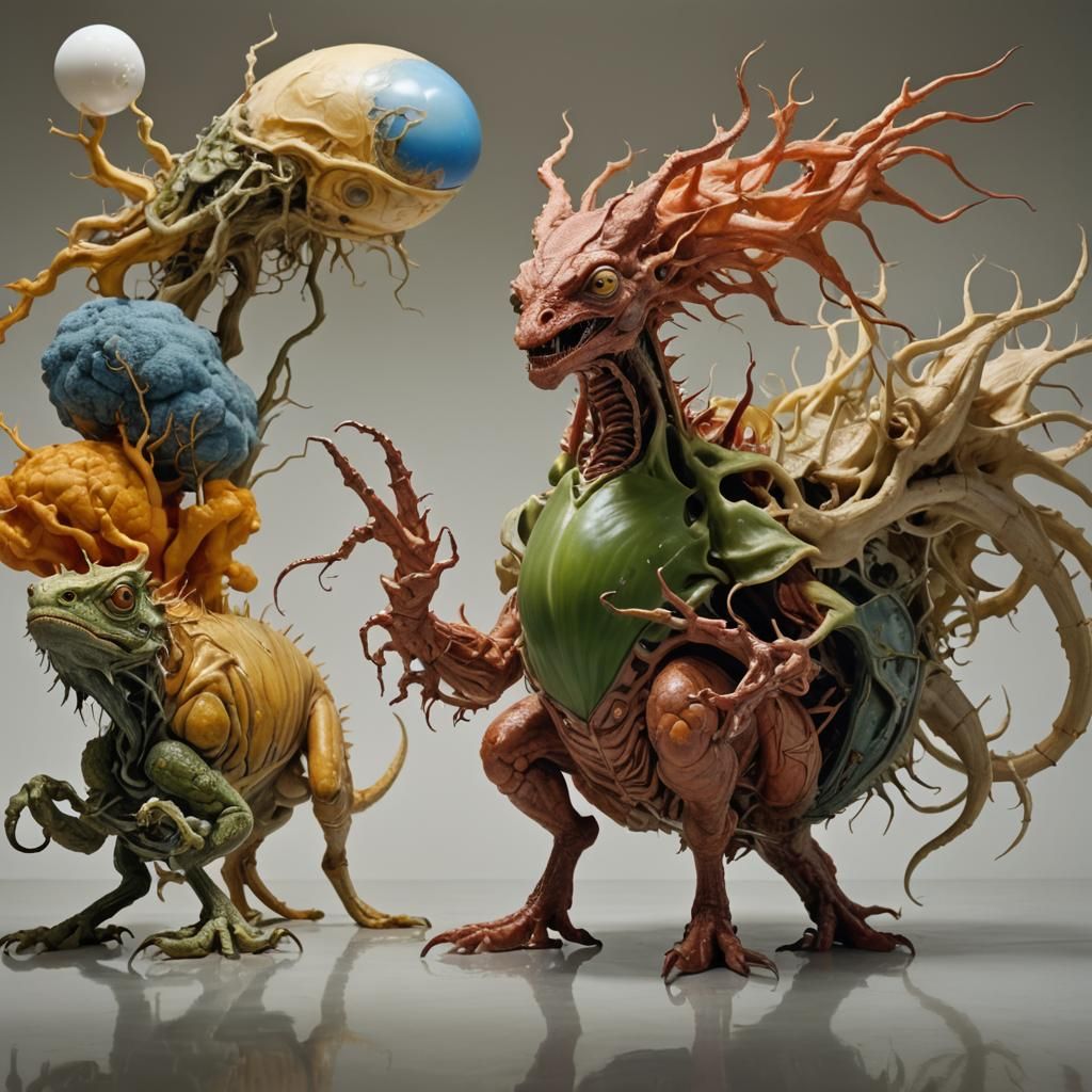 Surreal Beauty in a Virtual Laboratory