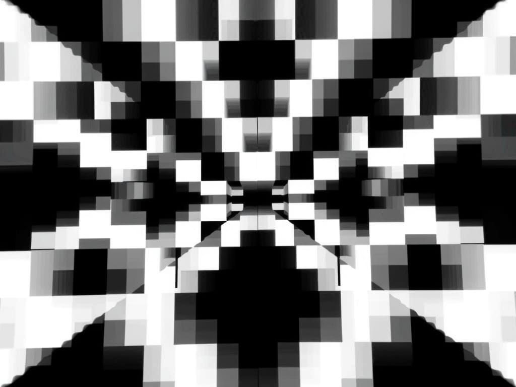 Darkness Tessellations in Autostereogram Art