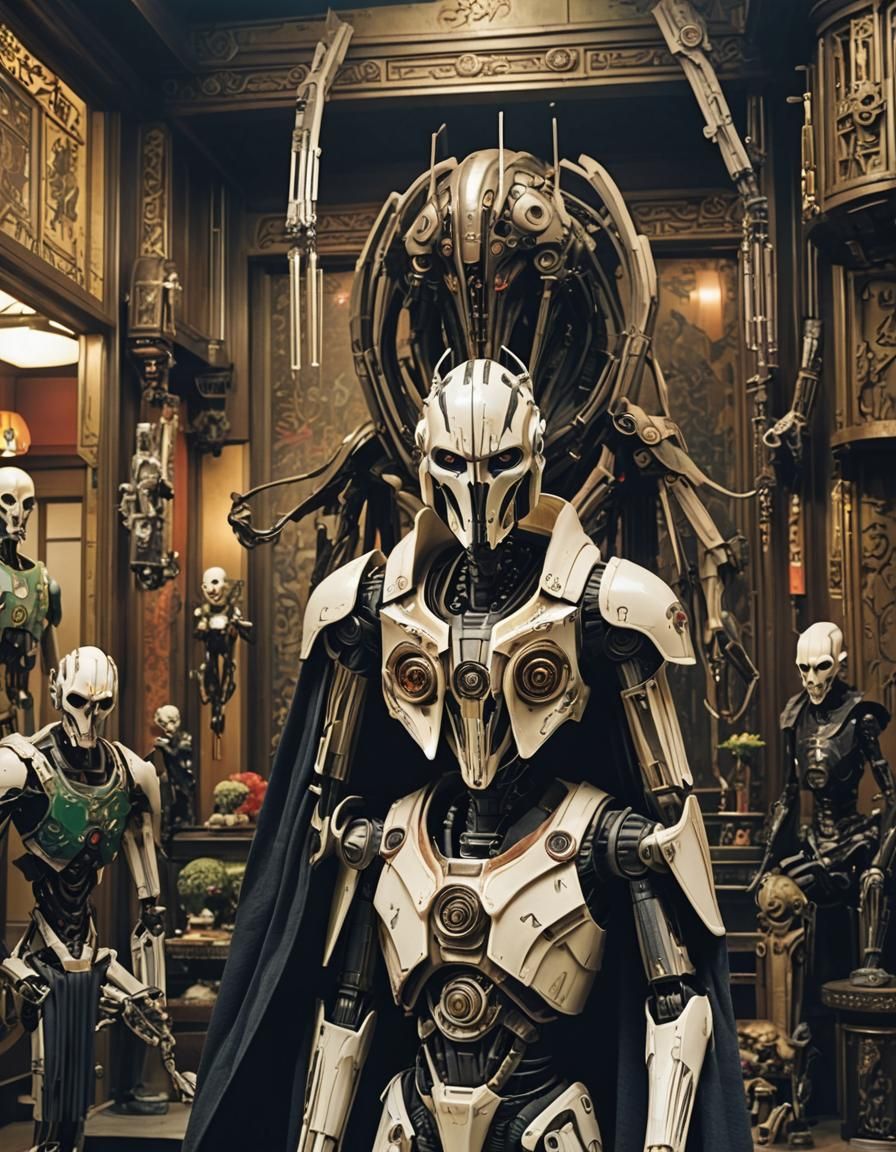 General Grievous and Neo in Japanese Mansion