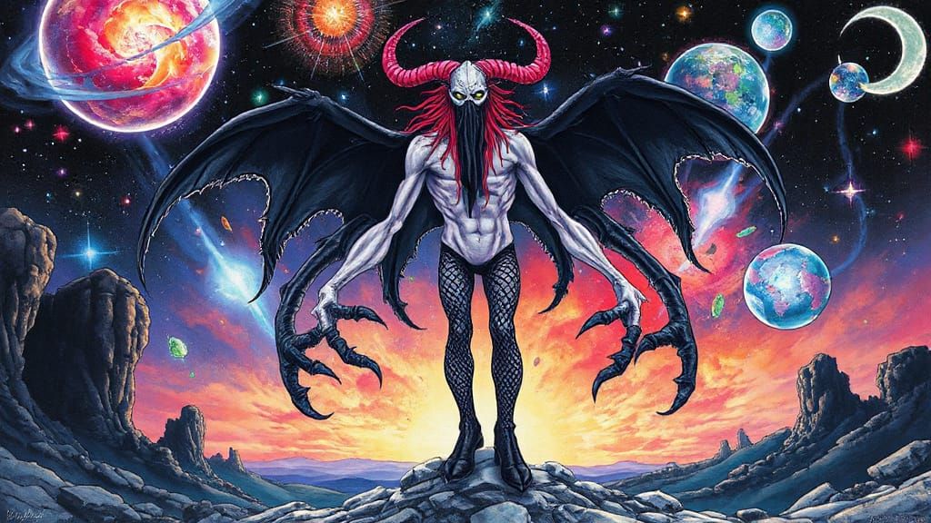 Colossal Archdaemon in Candy Art Style