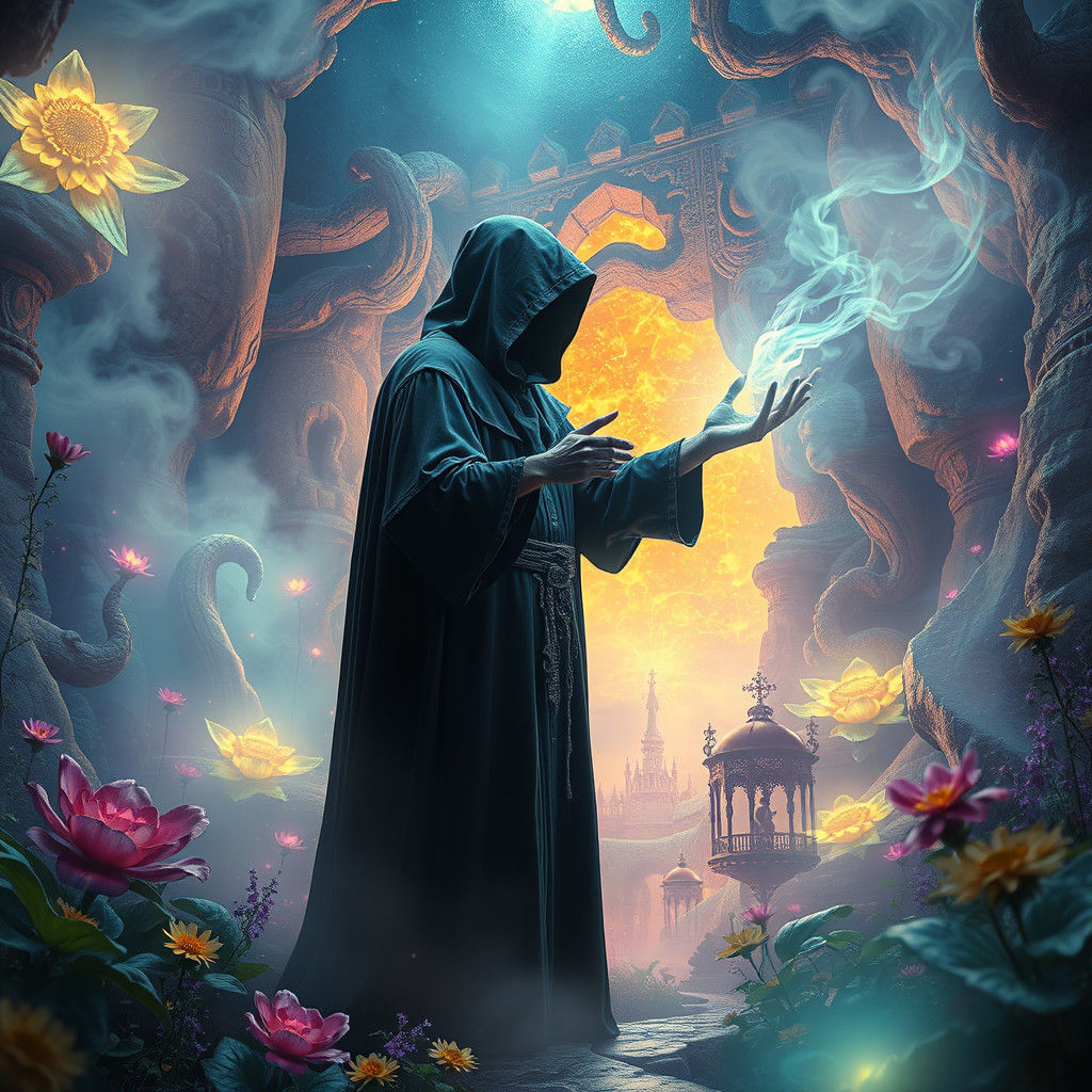 Magician Uncovers Ancient Dimensions in Dream Garden