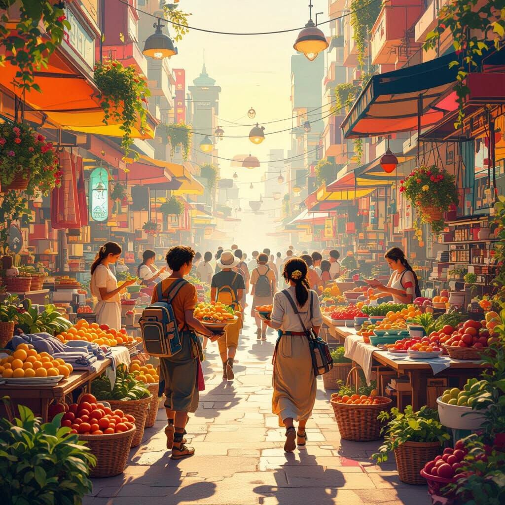 Utopian Community Exchange System in Technicolor