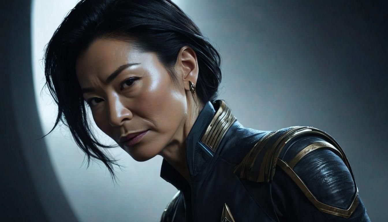 Michelle Yeoh as Captain Georgiou in 8K