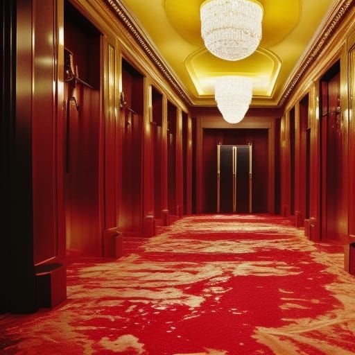 Blood Tide in Palace Hotel, Cinematic Still