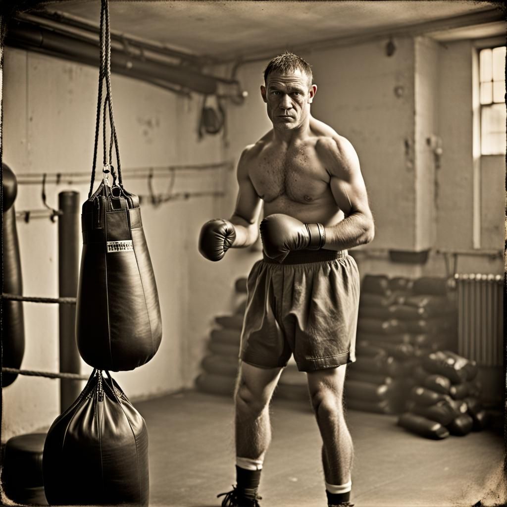 Victorian Pugilist Training
