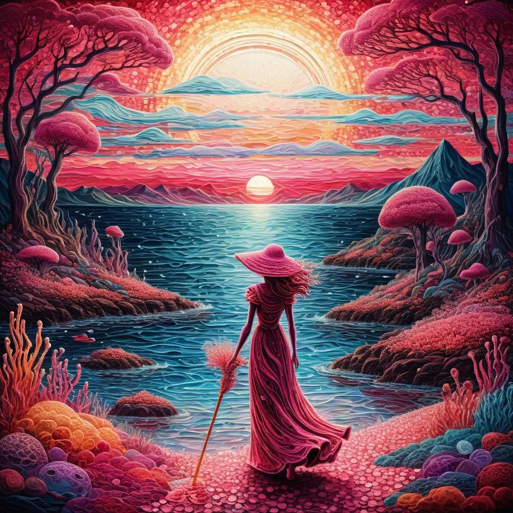 Broom Undersea: Surreal Psychedelic Impressionism