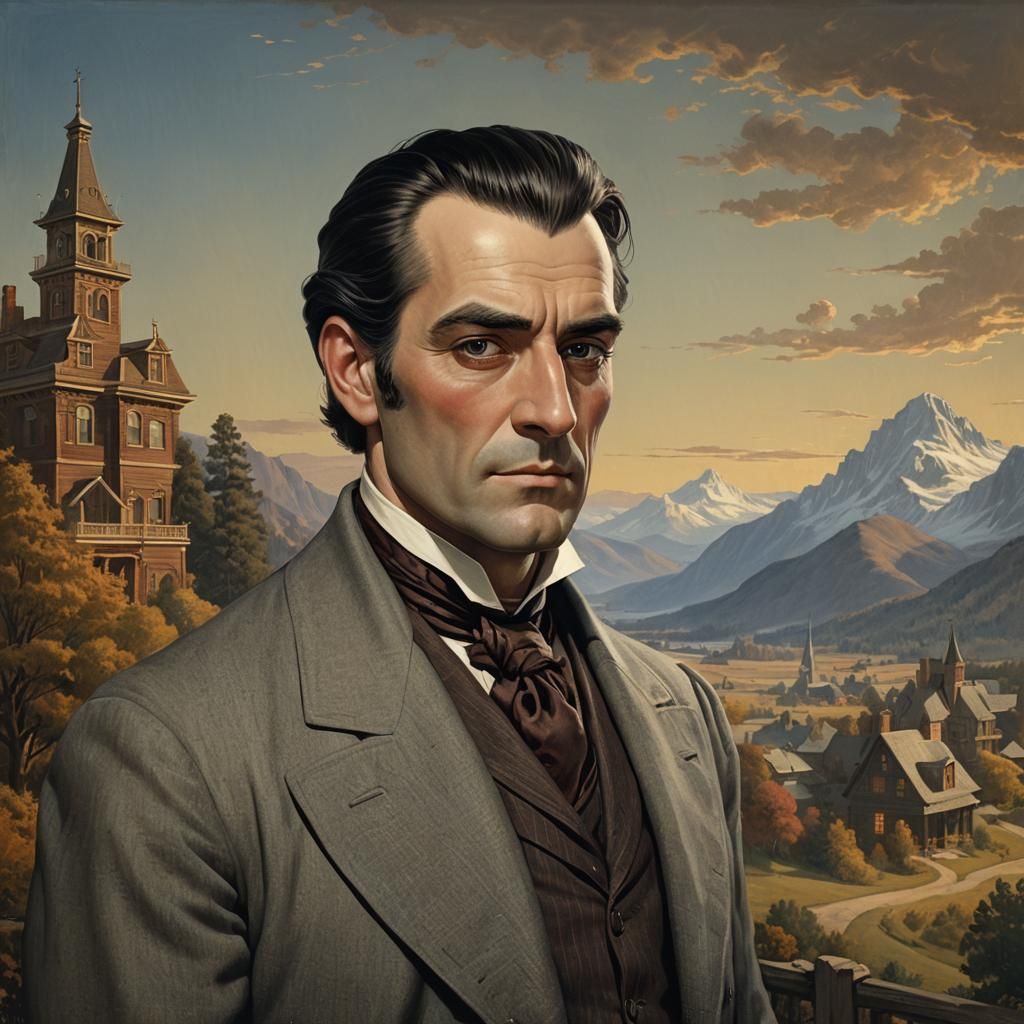 19th Century American Man Portrait