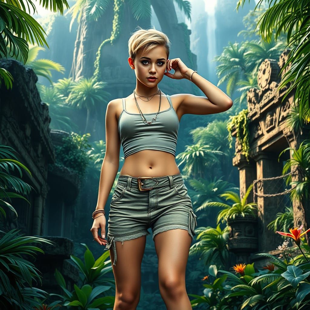 Miley Cyrus in Jumanji