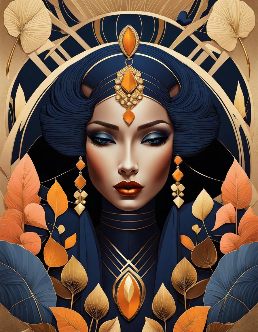 Art deco girl