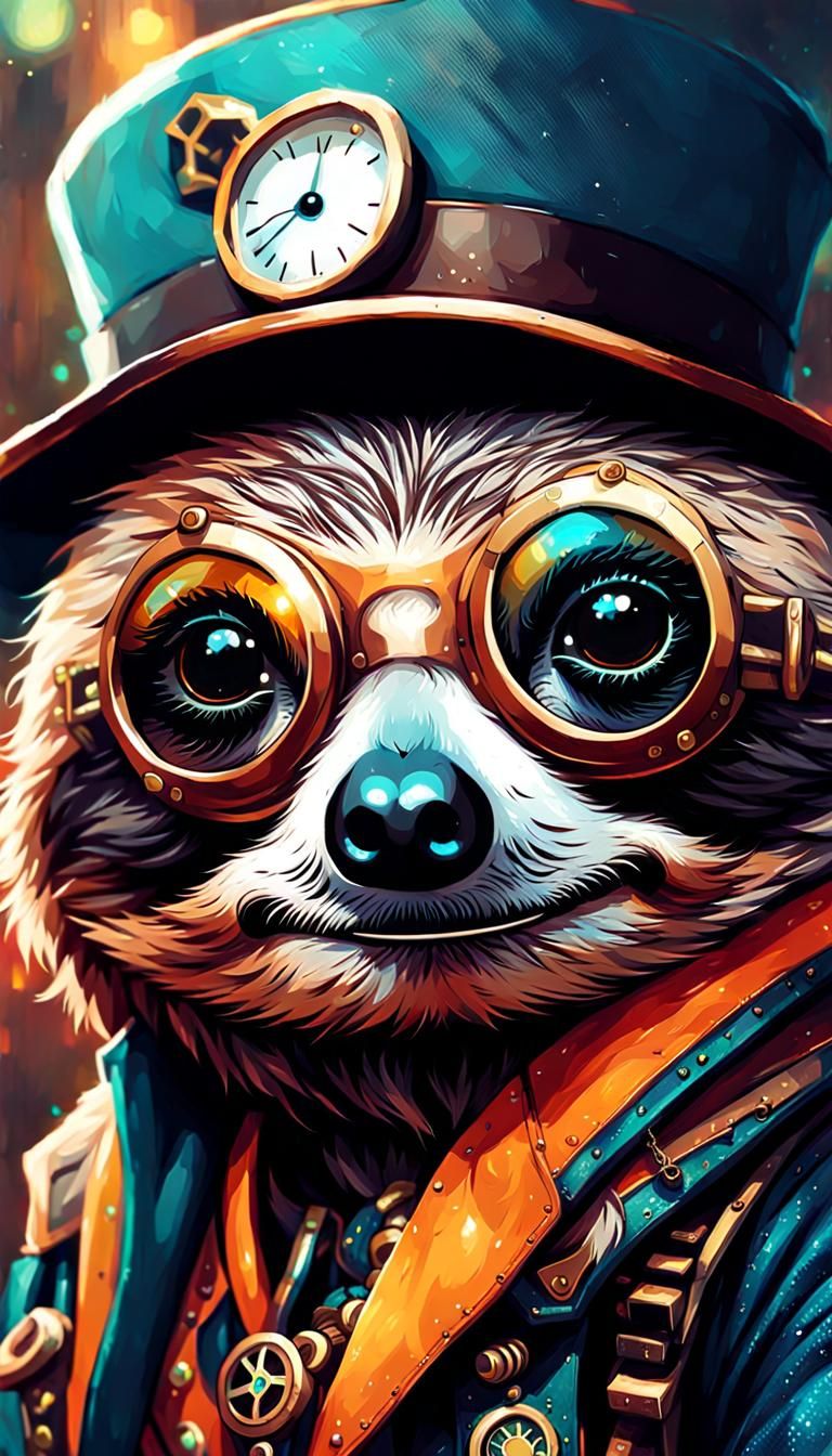 steampunk sloth