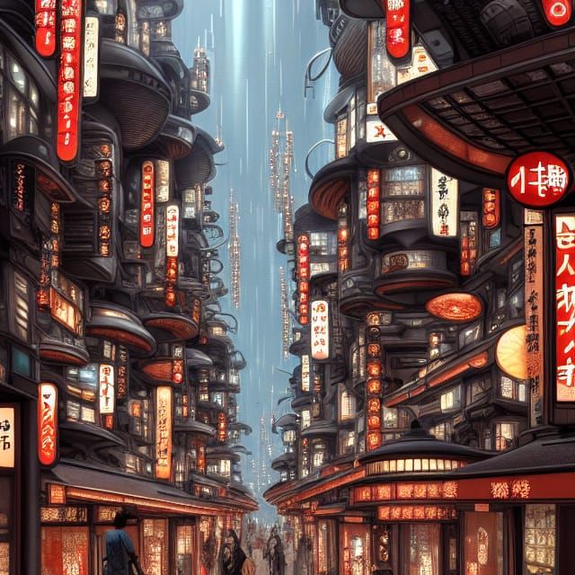 Biomechanical Metropolis: Futuristic Japanese Architecture i...