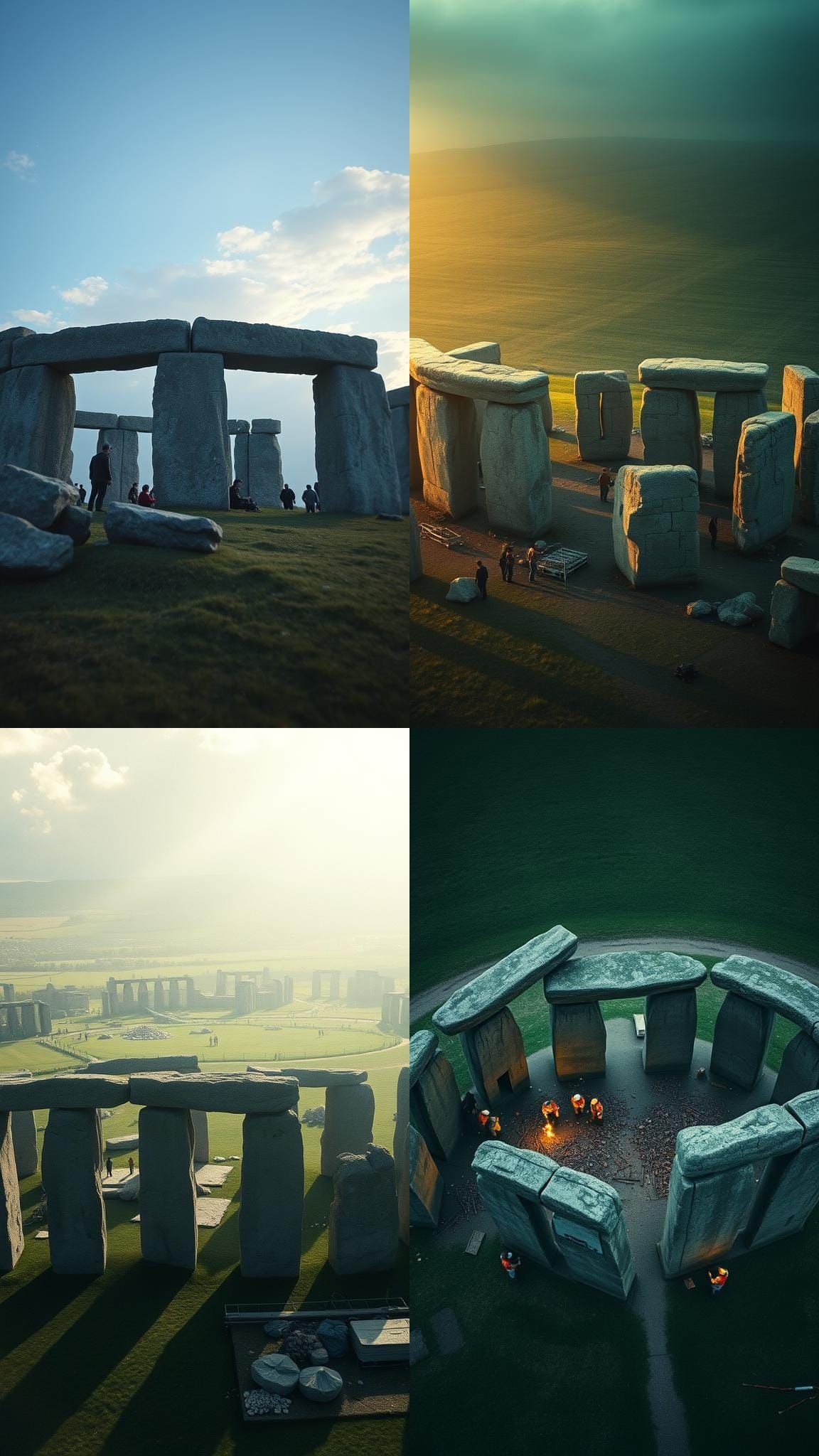 Stonehenge Construction: Aerial View Film Still