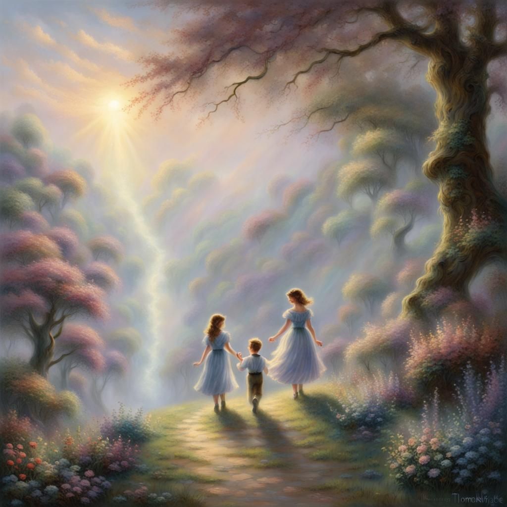 Ethereal Fantasy: Children with Magical Powers