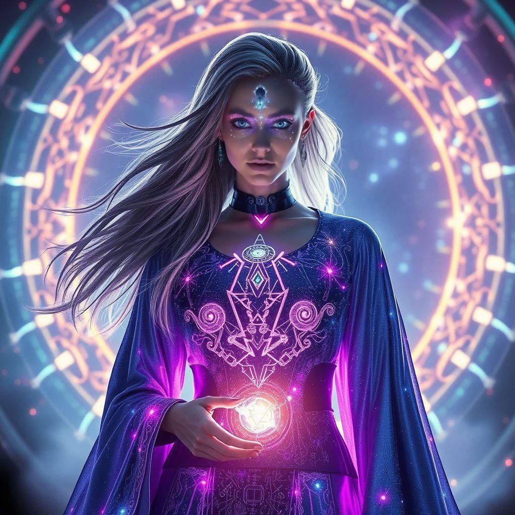 Neopunk Wizard Opens Sidereal Multiverse Portal