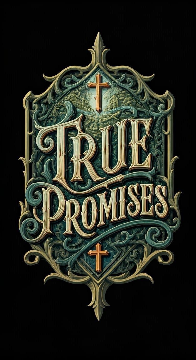 Intricate Lettering Logo for Christian Company