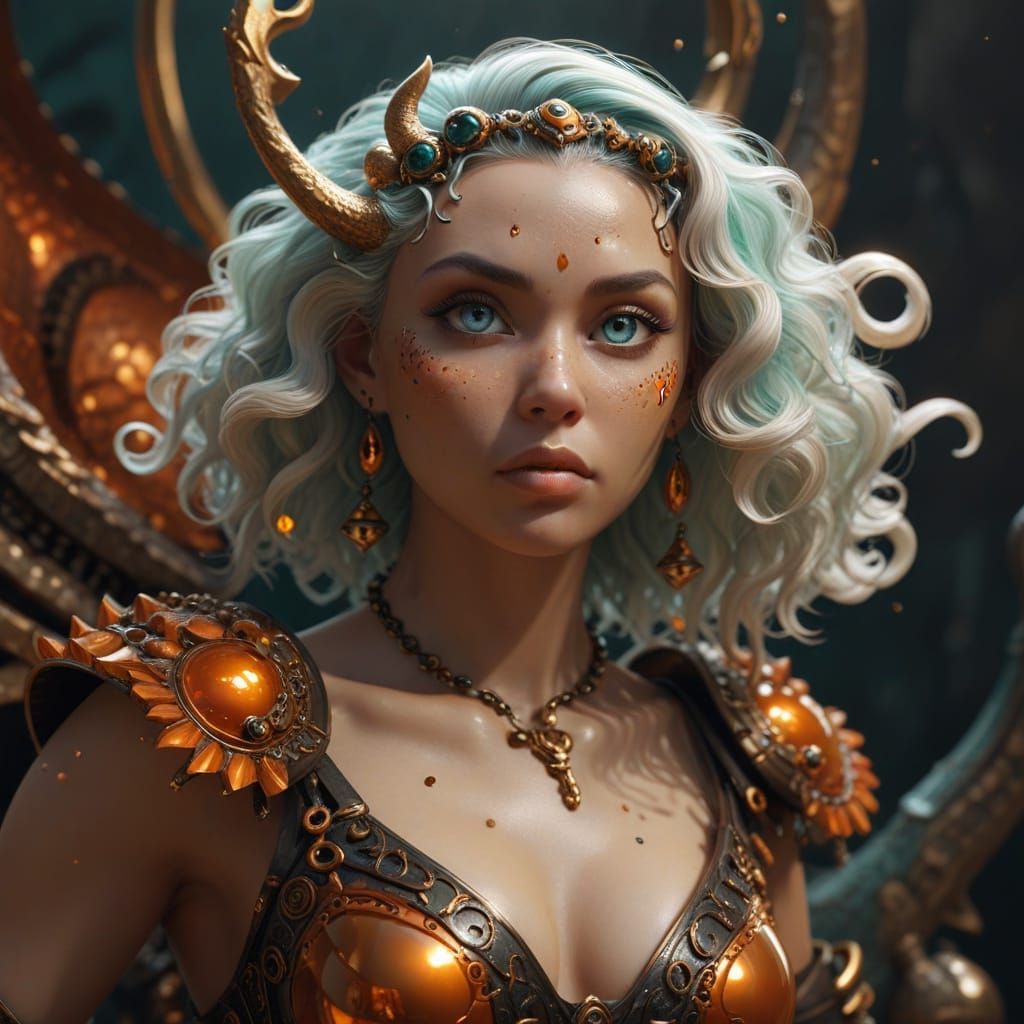 Epic Hyperrealistic Centaur Warrior in Medieval Armor