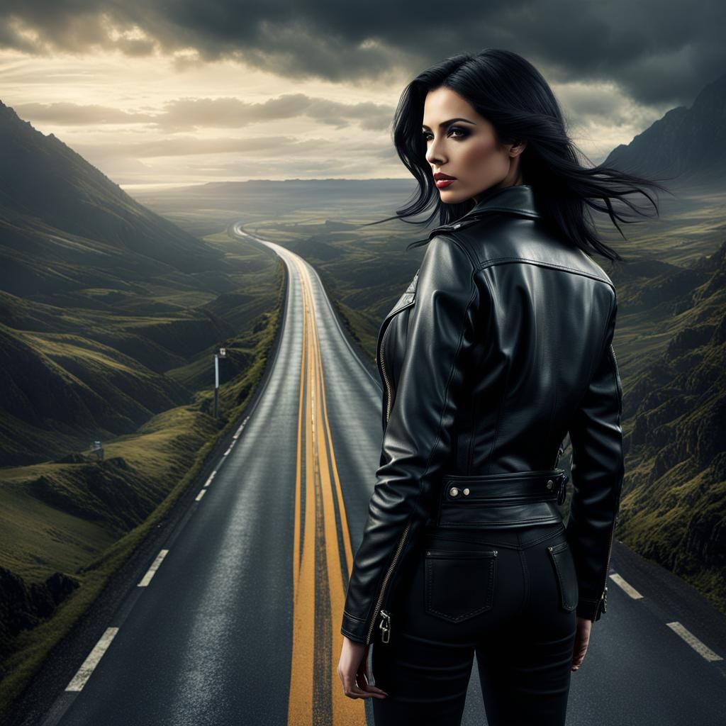 Goddess Asphaltia: Epic Cinematic Digital Painting