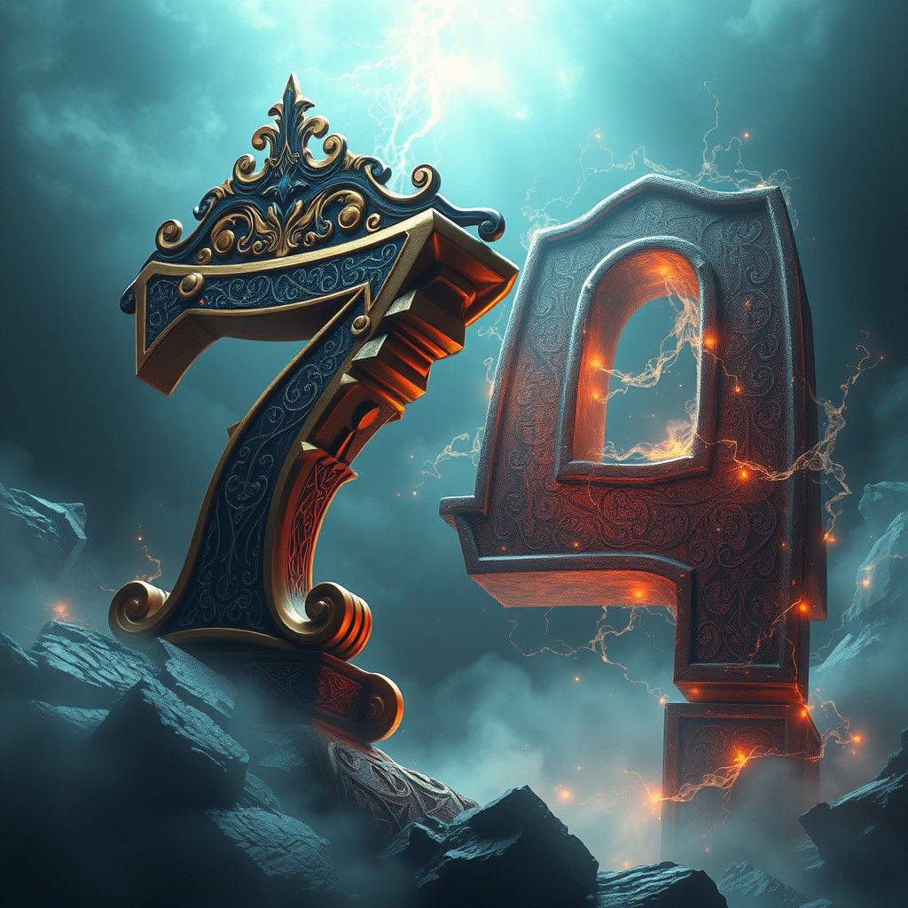 Number 7 Boxing Match Fantasy Concept Art