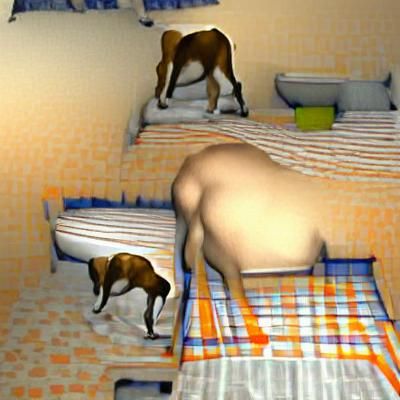 Dog Accidentally Pees on Bed