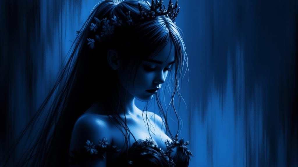 Mystical Woman Portrait in Epic Fantasy Style