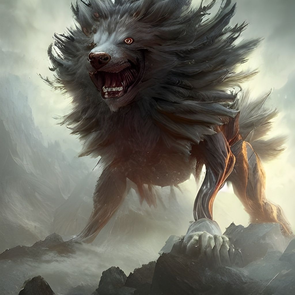 Hyperdetailed Arcanine Concept Art in Art Nouveau Style