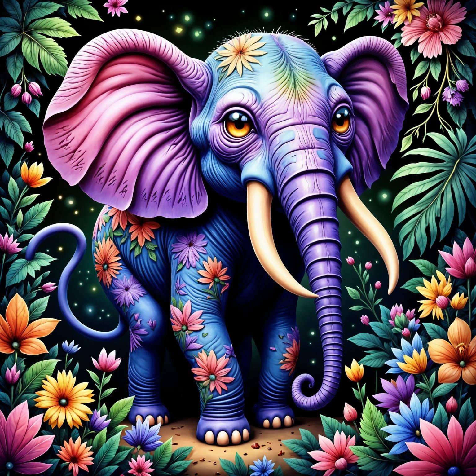 Elephant Monkey Hybrid Animal Concept