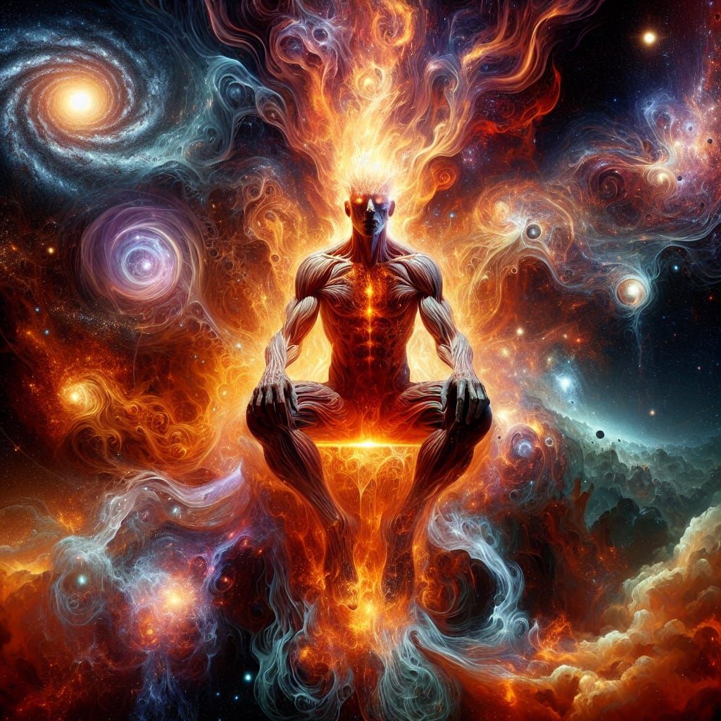 Omnipotent Being at Dimensional Crossroads