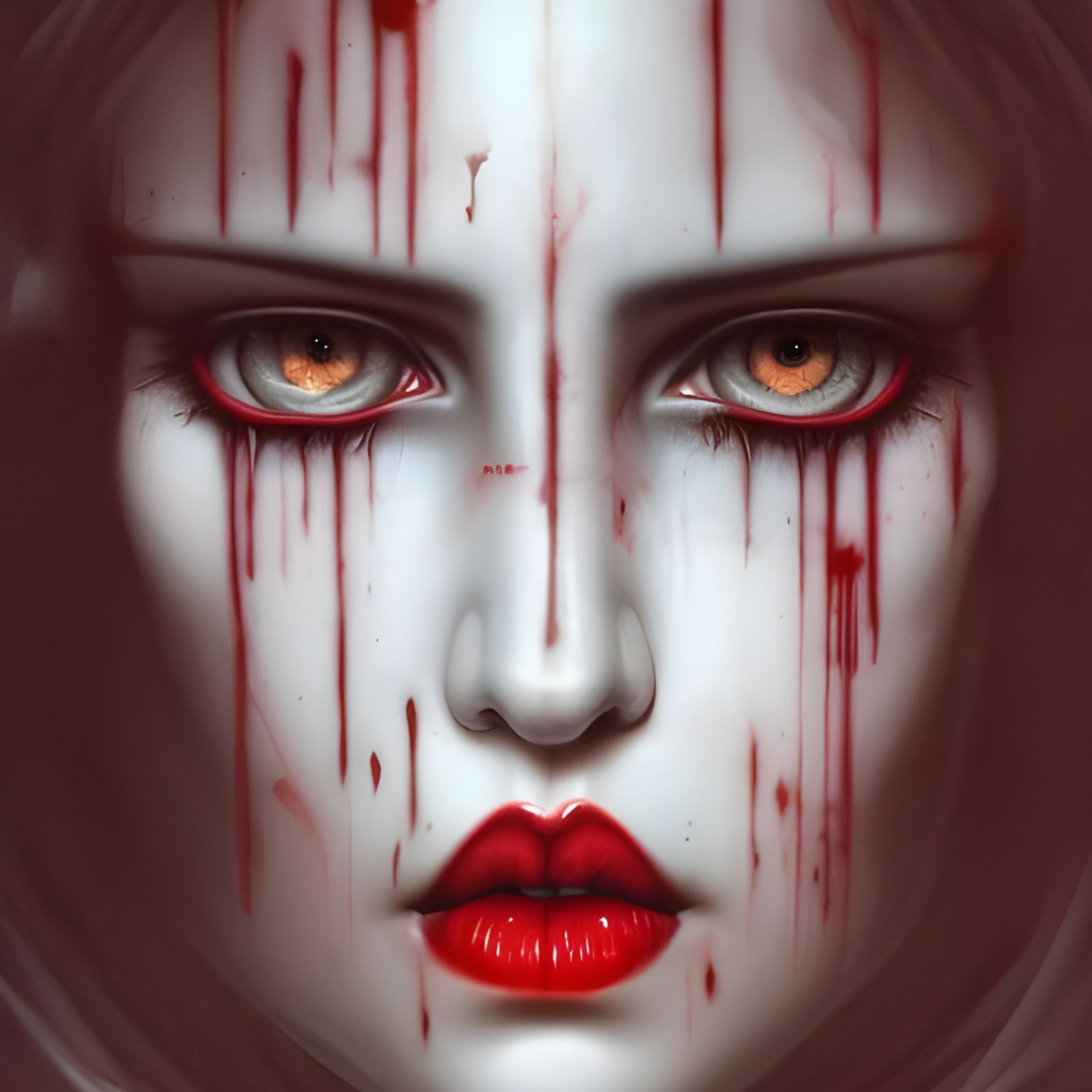 Hyperrealistic Gothic Woman Portrait in 16k HDR