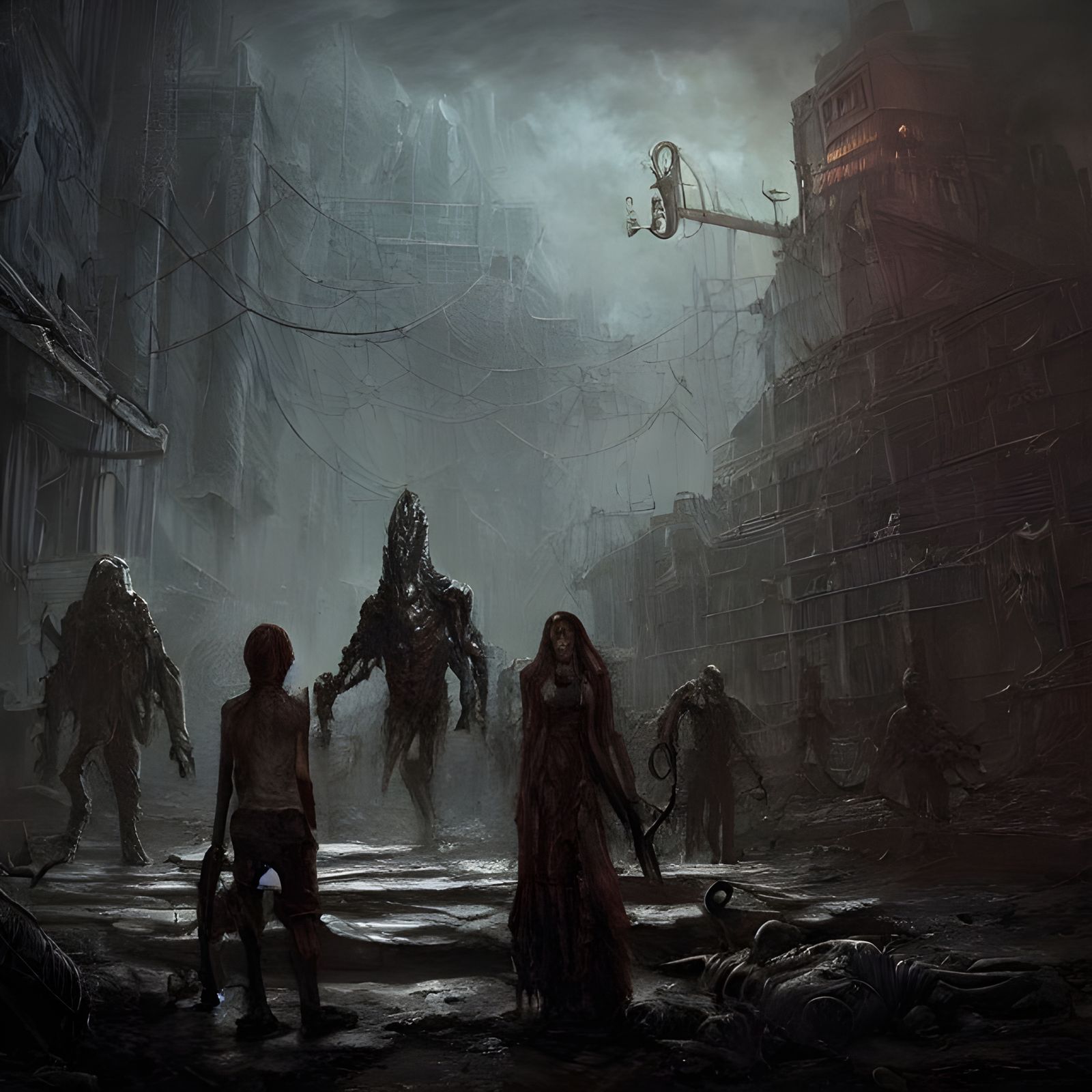 Post-Apocalyptic World Ruined by Lovecraftian Elder God