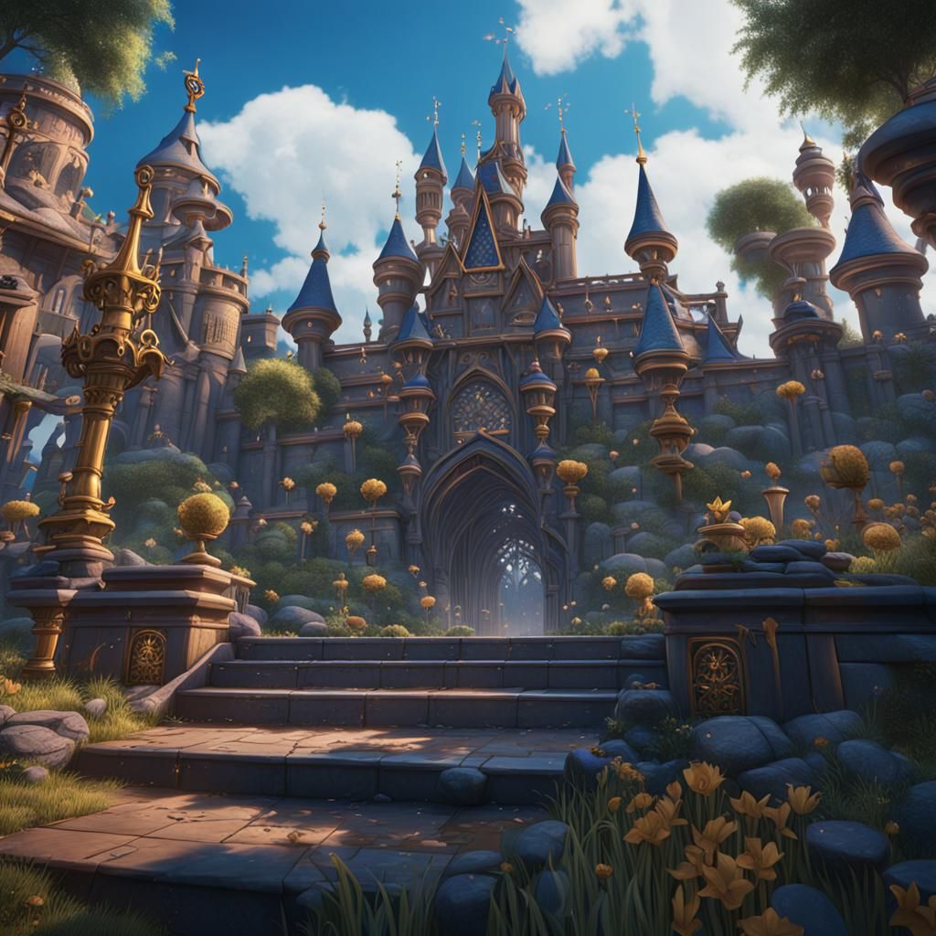 Kingdom Hearts: Detailed Fantasy Concept Art