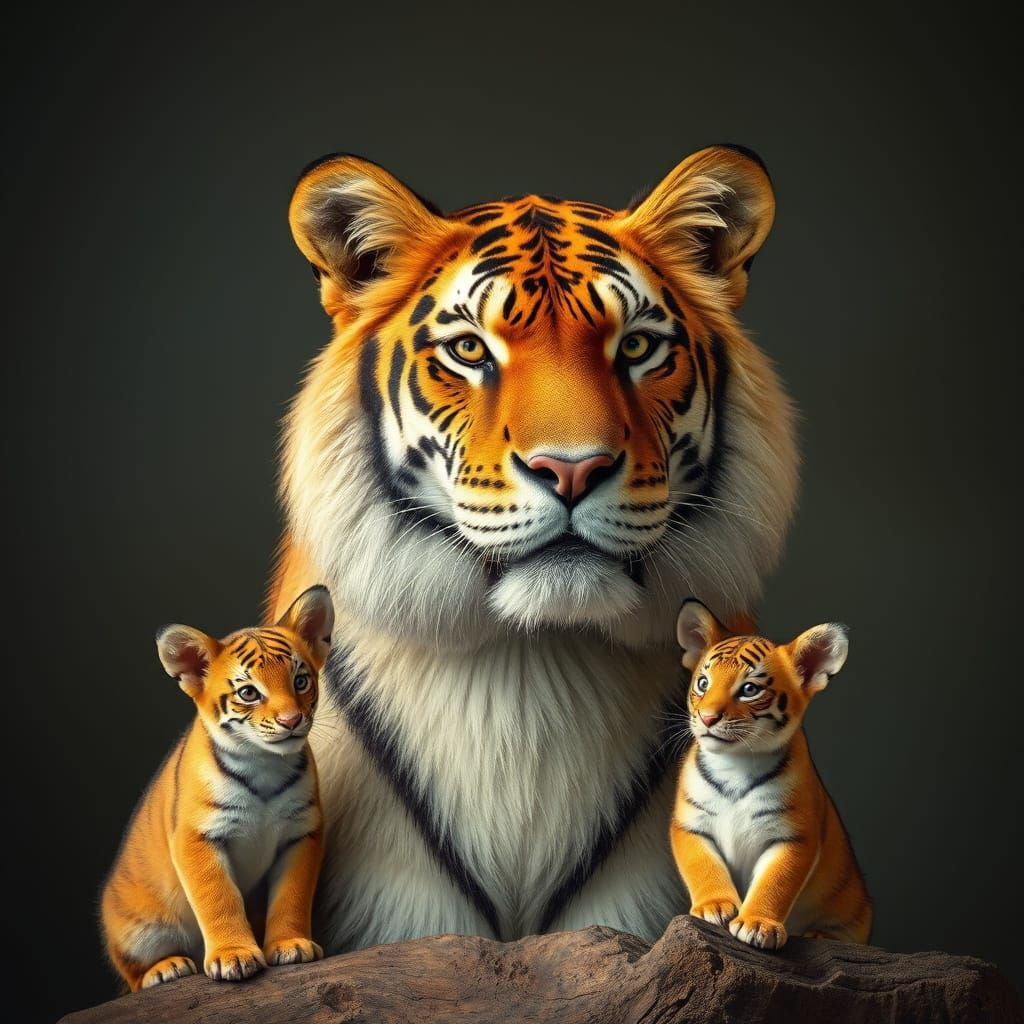 Large Animal Contrasted With Small Animal