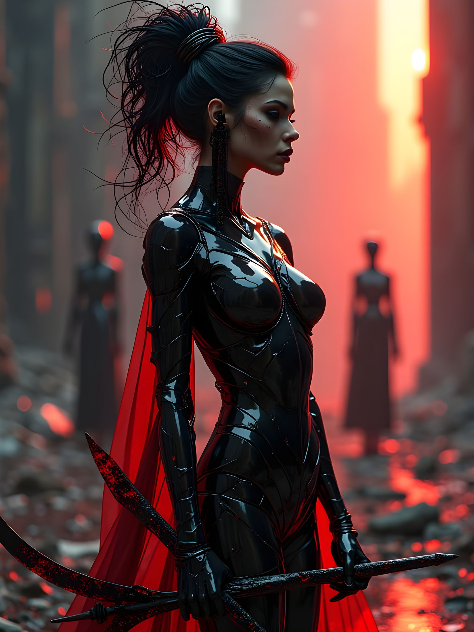 Abyssal Goddess of Cubist Horror and Divine Sensuality