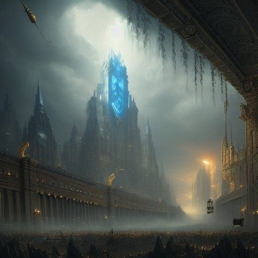 Epic Dark Fantasy Emperor Serpentor Digital Painting