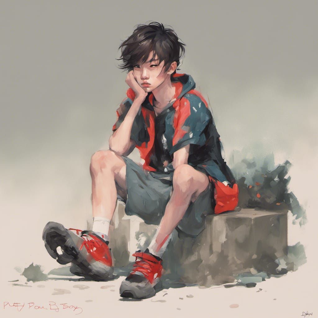 Surreal Pouty Portrait by Illusion Artist