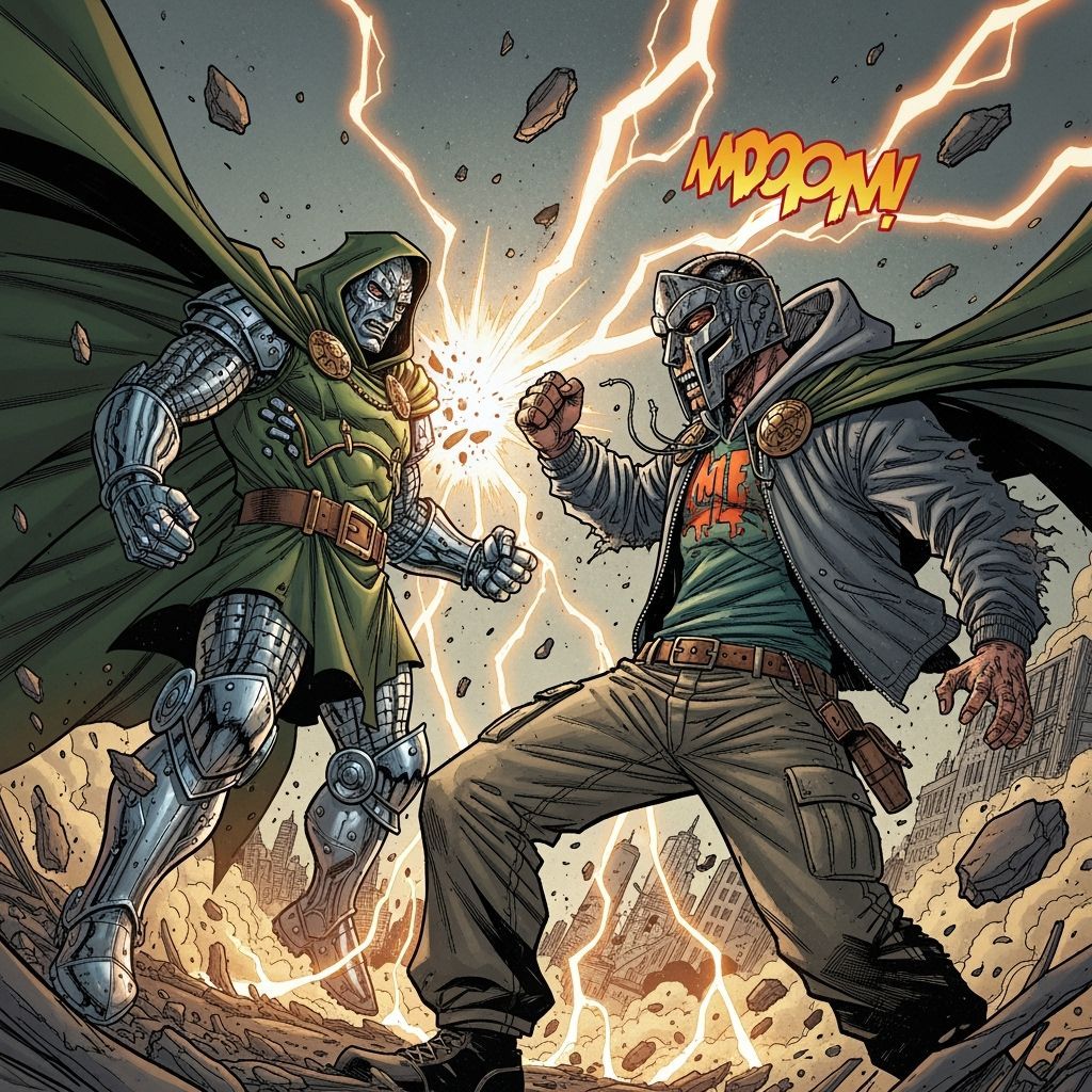 Epic Comic Battle in David Finch Style