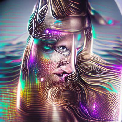 Viking Goddess: Digital Art