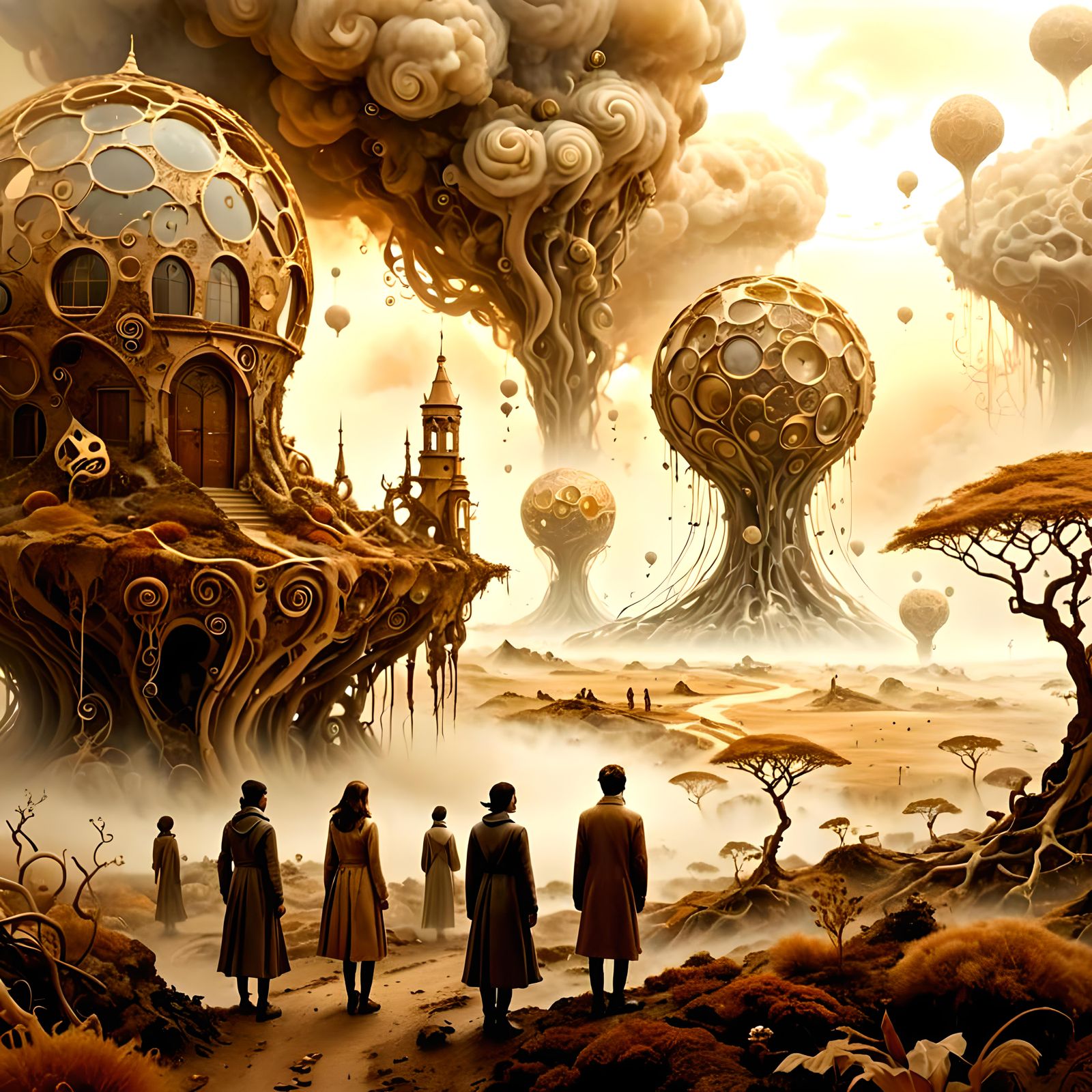 Surreal Dreamscape Evokes Inner Reality